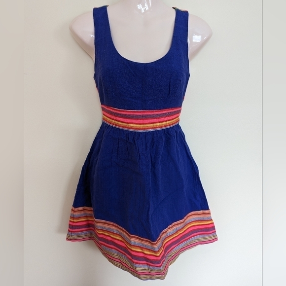 𝅺UO staring at Stars fit and flare dress xs - Picture 1 of 10